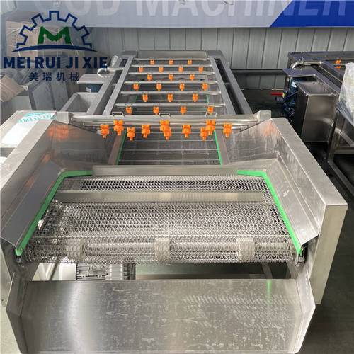 食品厂预制菜加工设备厂家 多功能蔬菜清洗机 高压喷淋清洗机价格